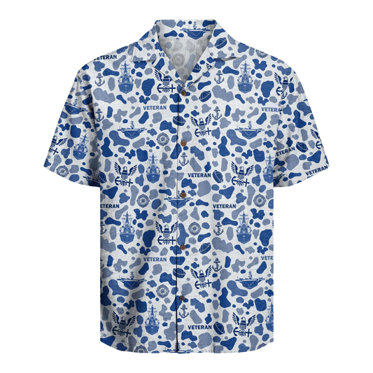 US Navy Veteran Hawaiian Shirt