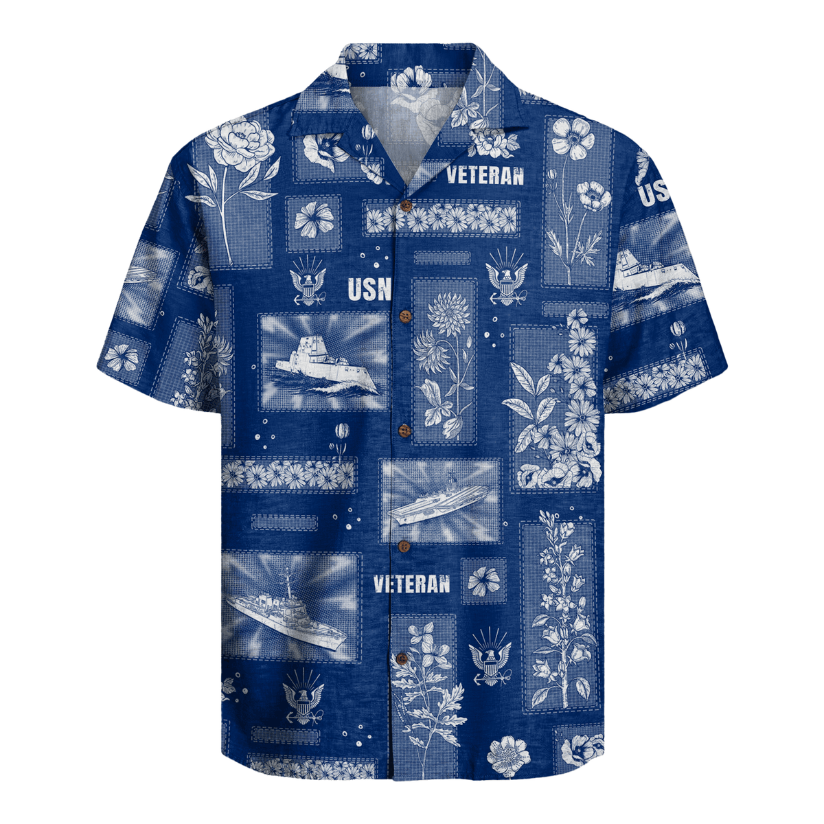 US Navy Veteran Hawaiian Shirt