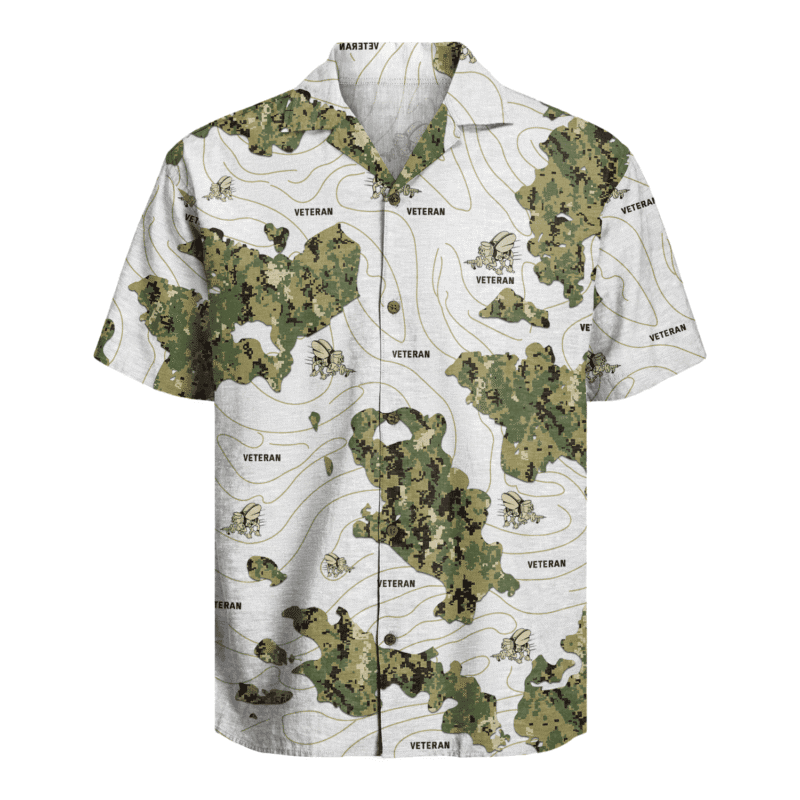 US Navy Seabees Veteran Hawaiian Shirt