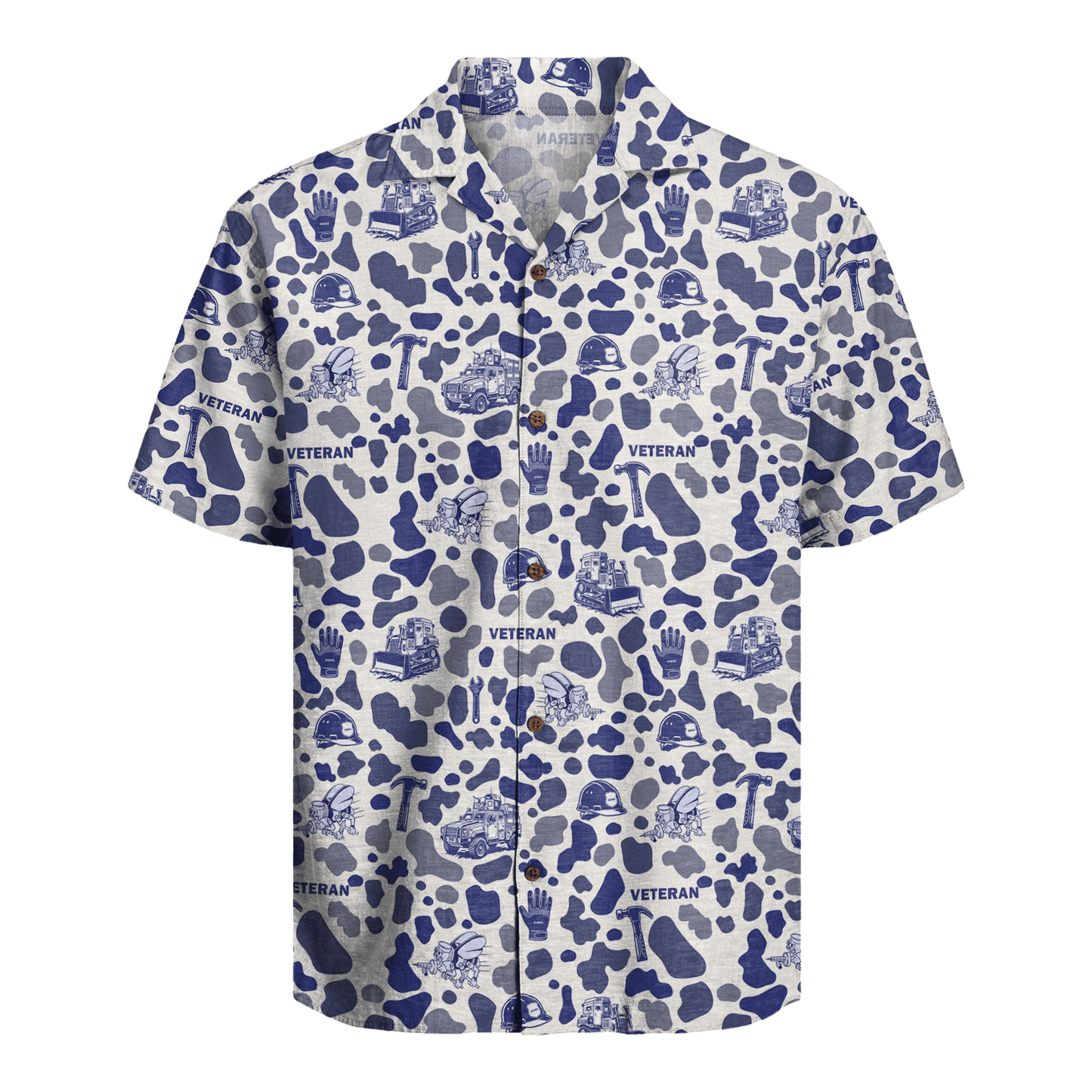 US Navy Seabees Veteran Hawaiian Shirt