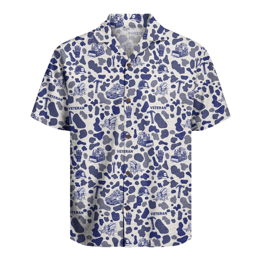 US Navy Seabees Veteran Hawaiian Shirt