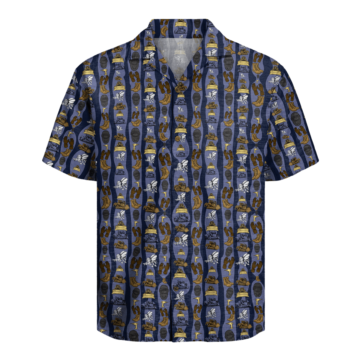 US Navy Seabees Hawaiian Shirt