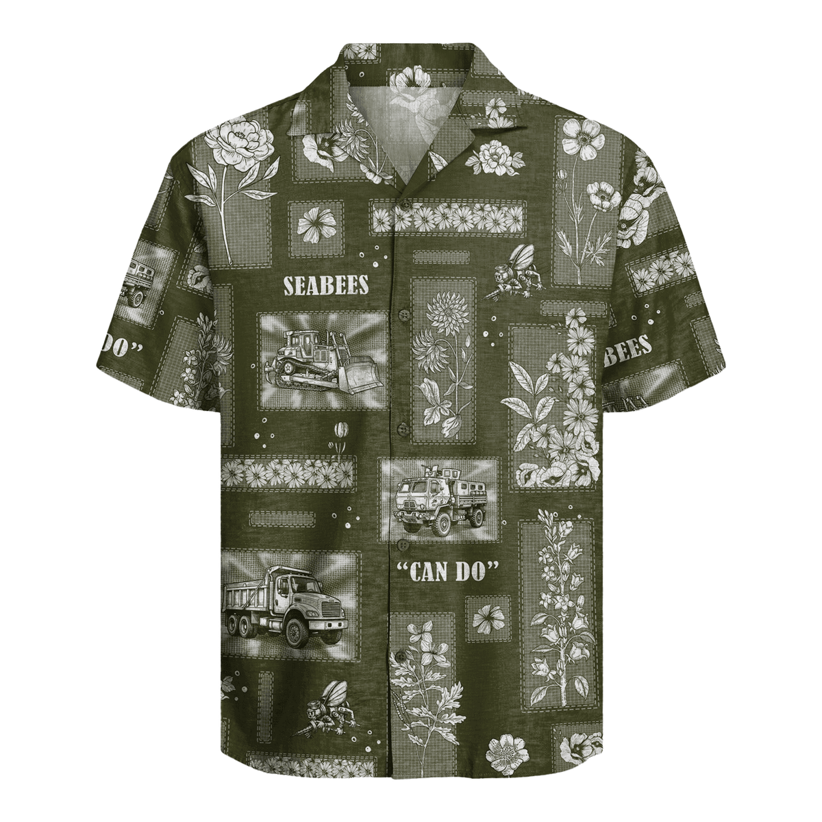 US Navy Seabees Hawaiian Shirt