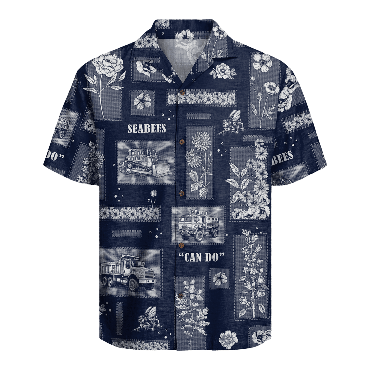US Navy Seabees Hawaiian Shirt