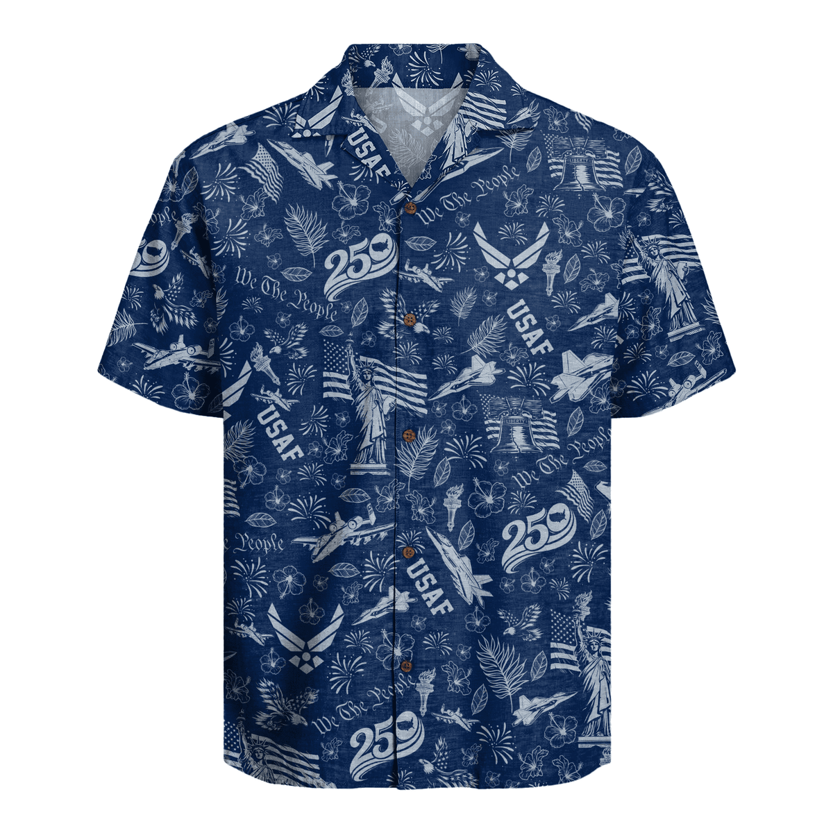 US Air Force – America 250th Anniversary Hawaiian Shirt