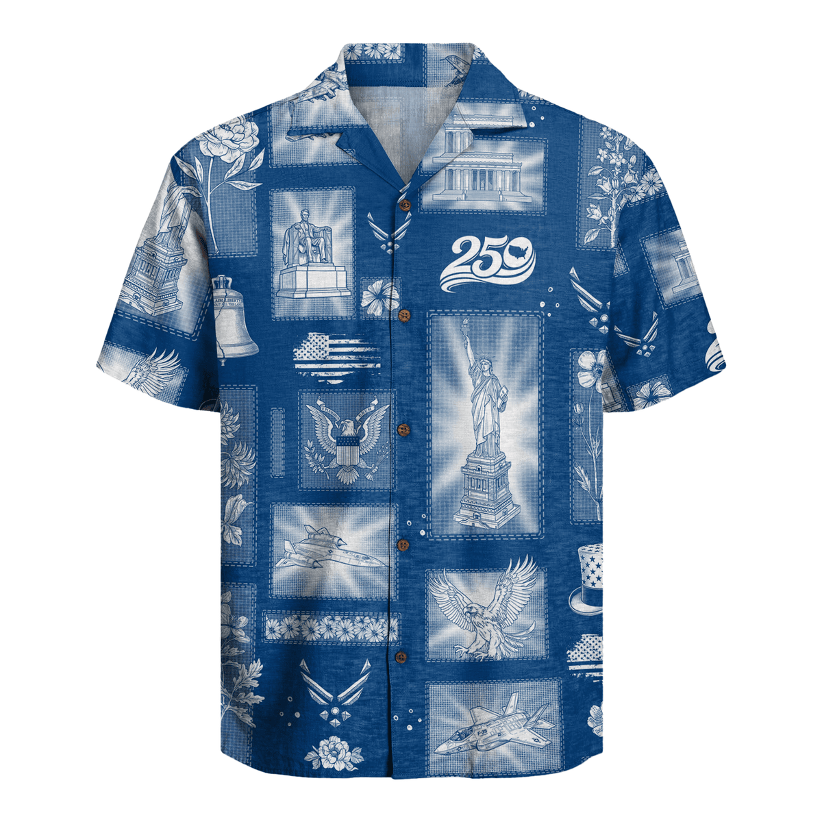 US Air Force – America 250th Anniversary Hawaiian Shirt