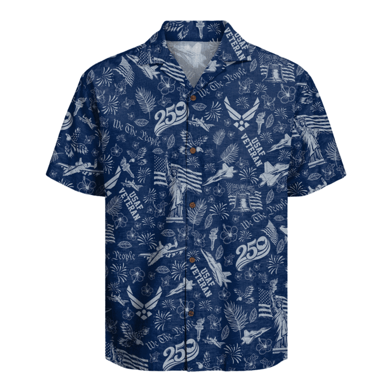 US Air Force – America 250th Anniversary Hawaiian Shirt