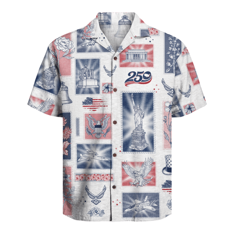 US Air Force – America 250th Anniversary Hawaiian Shirt