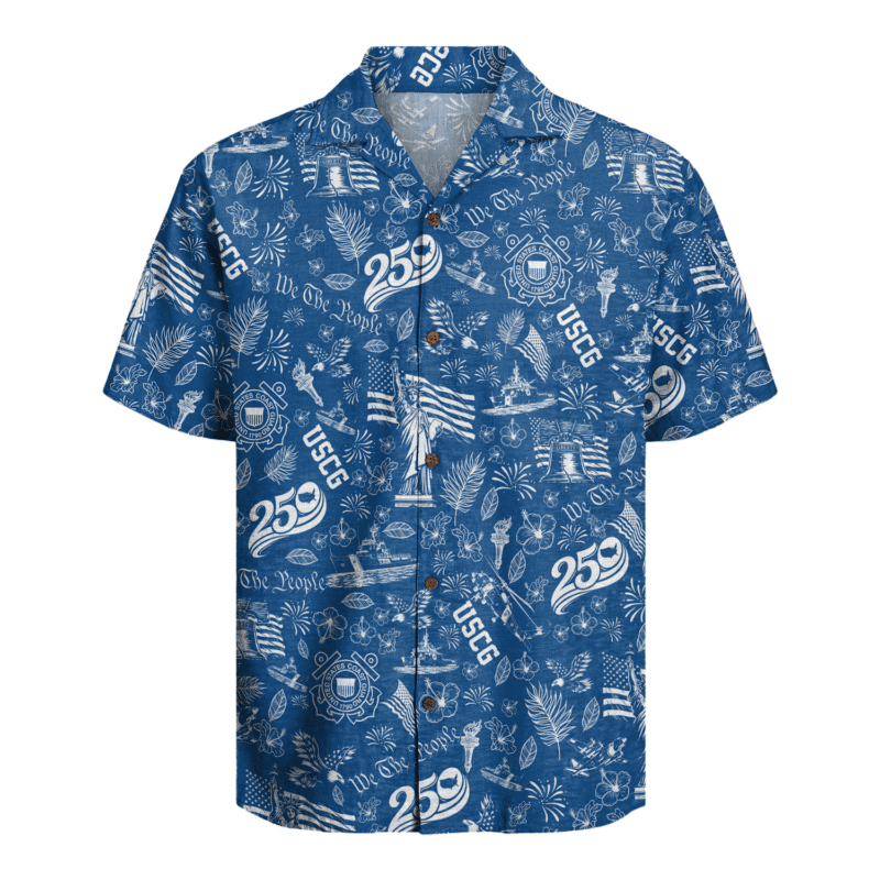 US Coast Guard – America 250th Anniversary Hawaiian Shirt