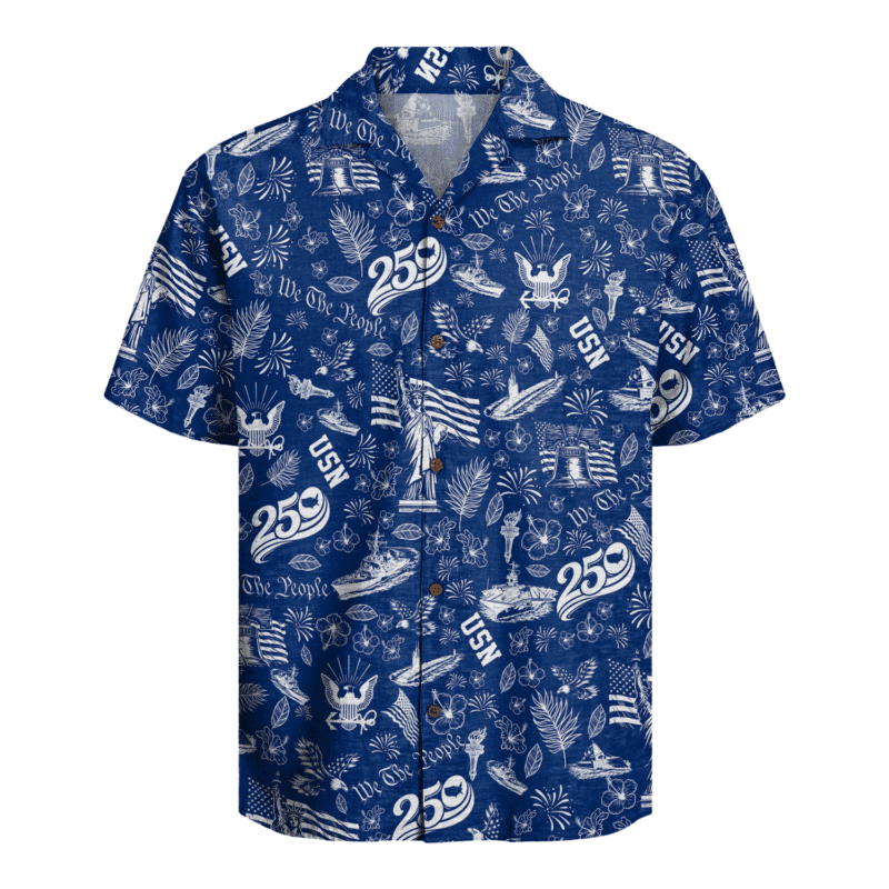 US Navy - America 250th Anniversary Hawaiian Shirt