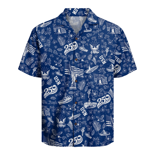 US Navy - America 250th Anniversary Hawaiian Shirt
