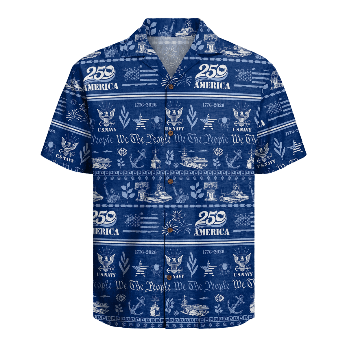 US Navy - America 250th Anniversary Hawaiian Shirt