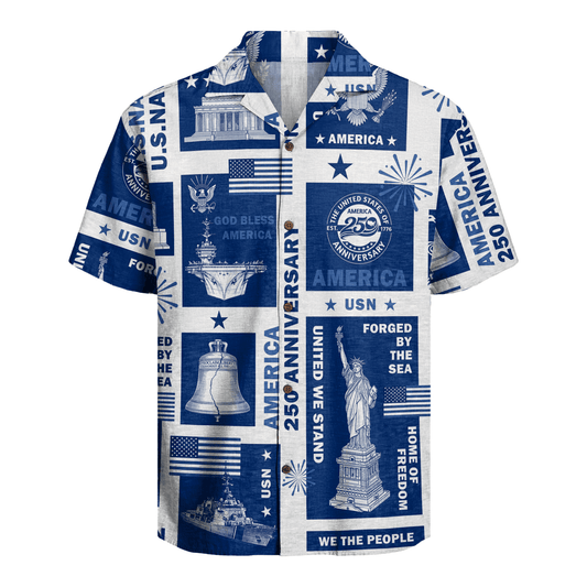 US Navy - America 250th Anniversary Hawaiian Shirt