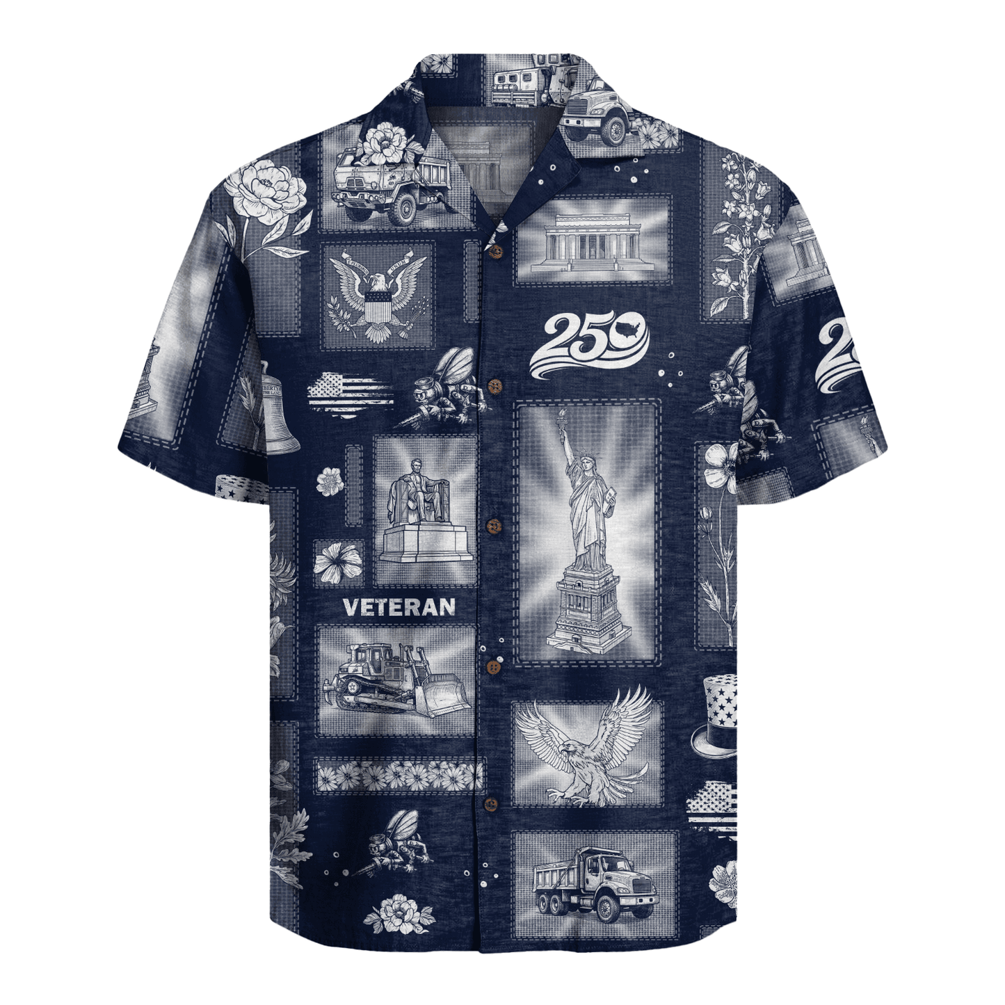US Seabees Veteran - America 250th Anniversary Hawaiian Shirt