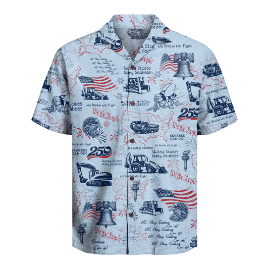 US Seabees - America 250th Anniversary Hawaiian Shirt