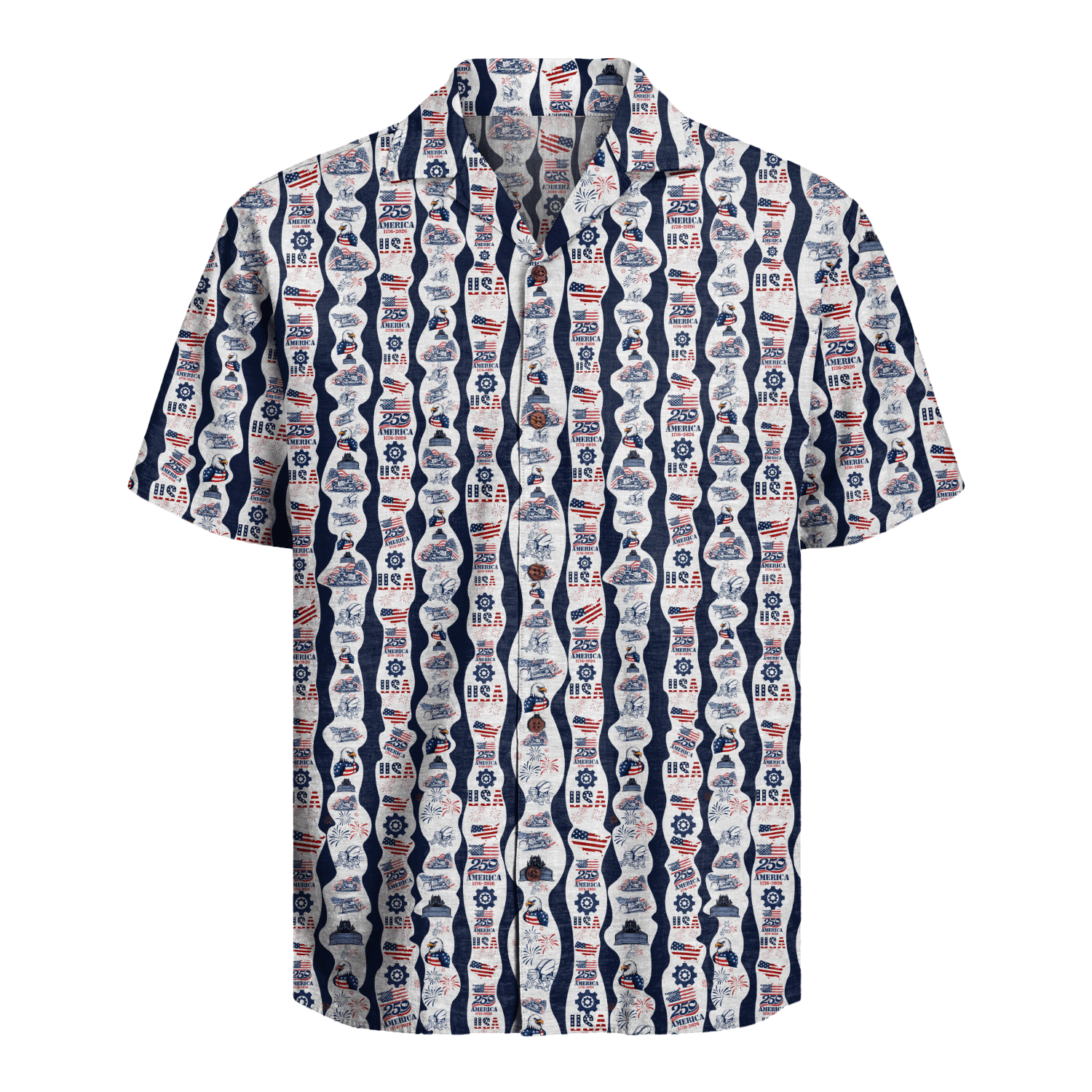 US Seabees - America 250th Anniversary Hawaiian Shirt