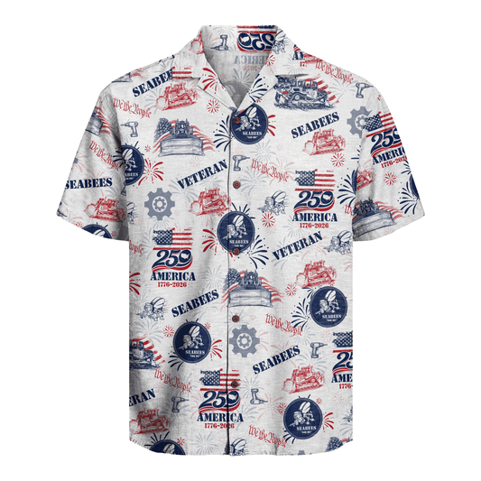 US Seabees Veteran - America 250th Anniversary Hawaiian Shirt