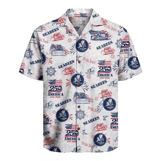 US Seabees - America 250th Anniversary Hawaiian Shirt