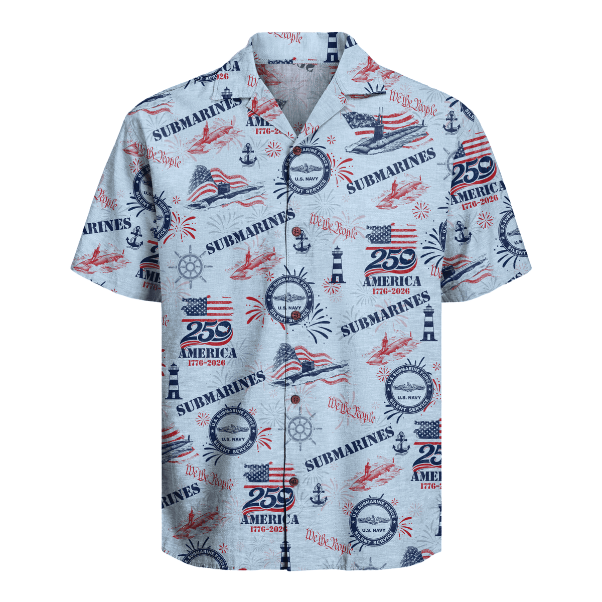 US Submarine - America 250th Anniversary Hawaiian Shirt