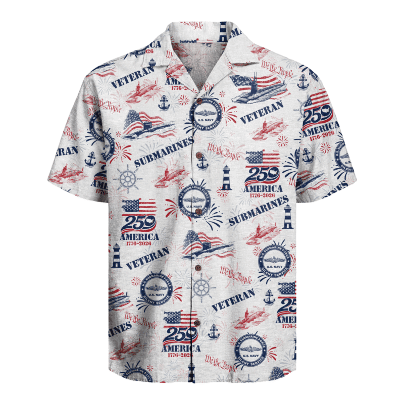 US Submarine Veteran- America 250th Anniversary Hawaiian Shirt