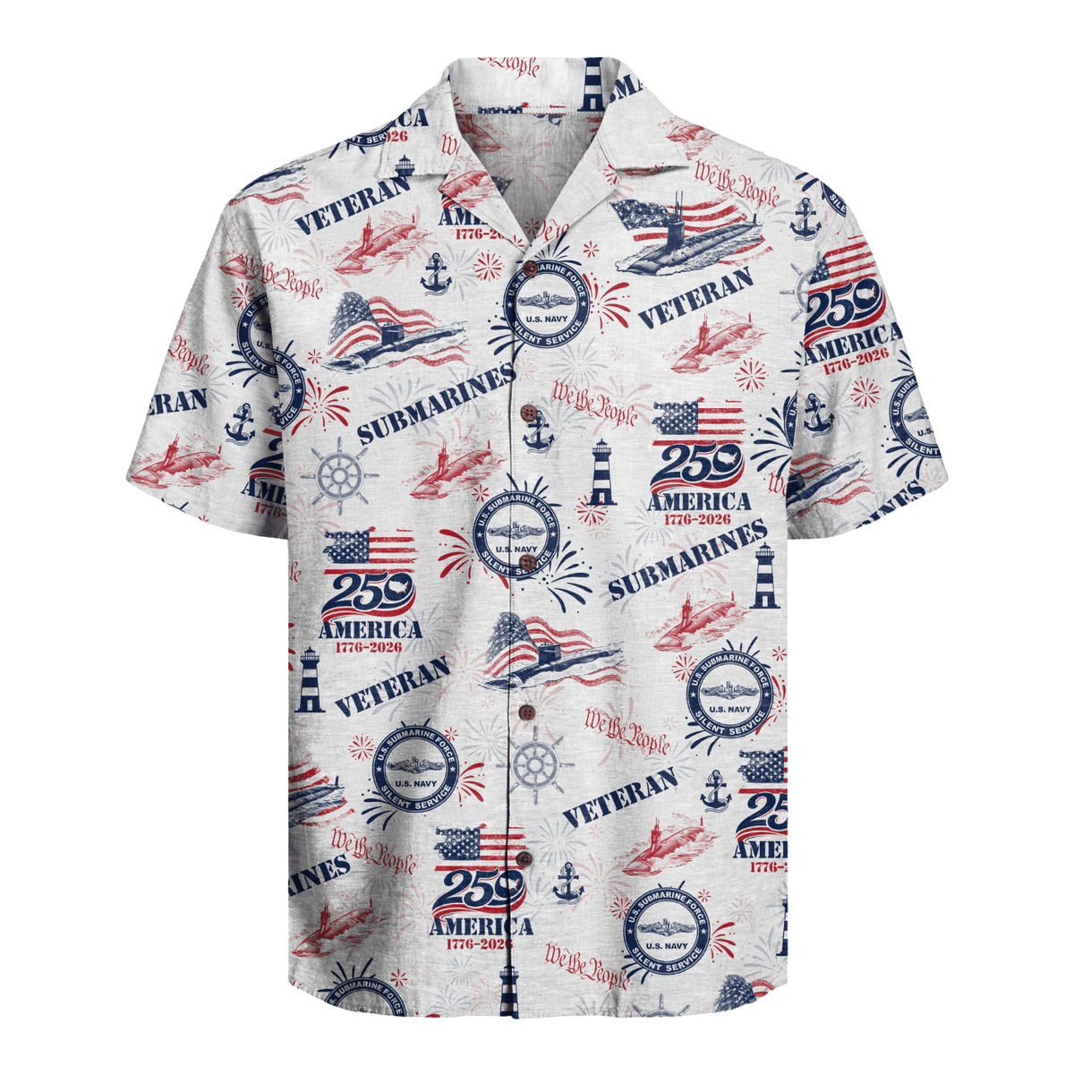 US Submarine Veteran- America 250th Anniversary Hawaiian Shirt