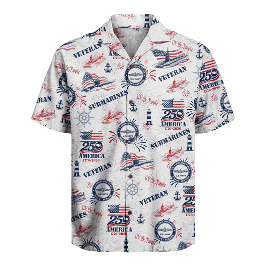 US Submarine Veteran- America 250th Anniversary Hawaiian Shirt