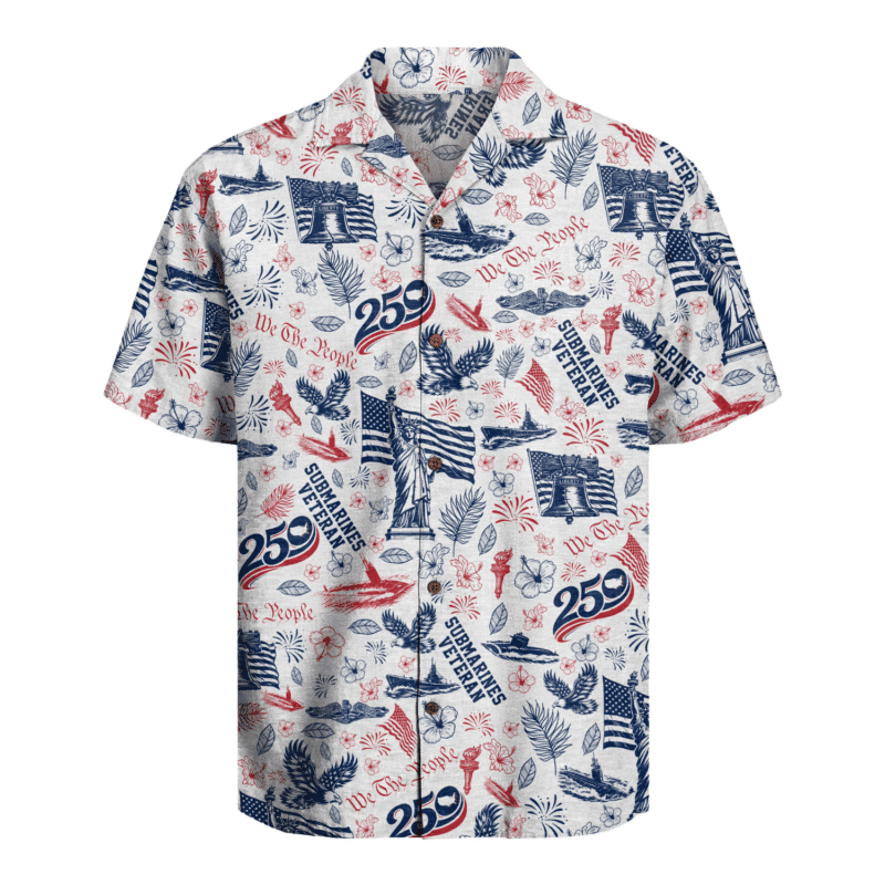 US Submarine Veteran - America 250th Anniversary Hawaiian Shirt