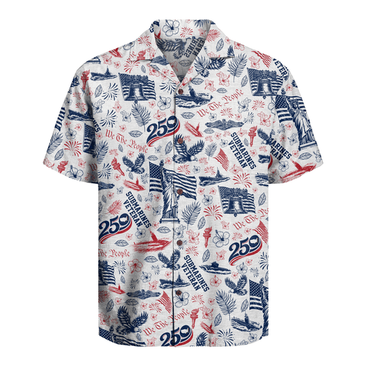 US Submarine Veteran - America 250th Anniversary Hawaiian Shirt