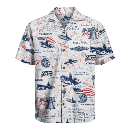 US Submarine Veteran - America 250th Anniversary Hawaiian Shirt