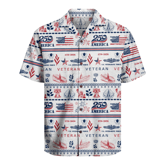 US Submarine Veteran - America 250th Anniversary Hawaiian Shirt