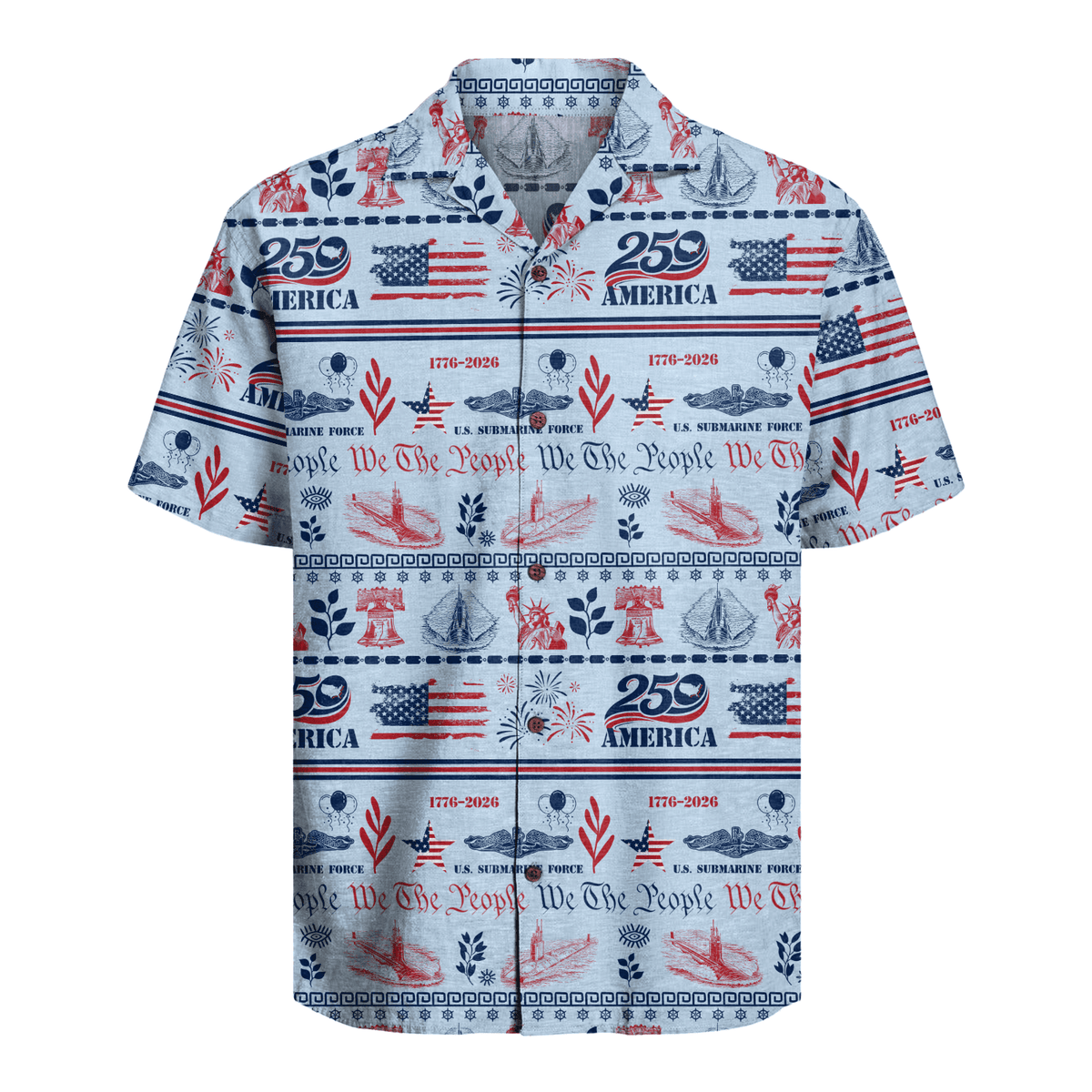 US Submarine - America 250th Anniversary Hawaiian Shirt