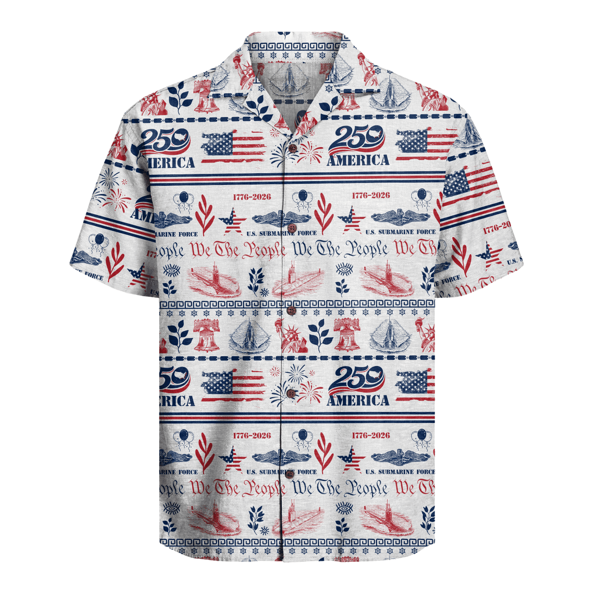 US Submarine - America 250th Anniversary Hawaiian Shirt
