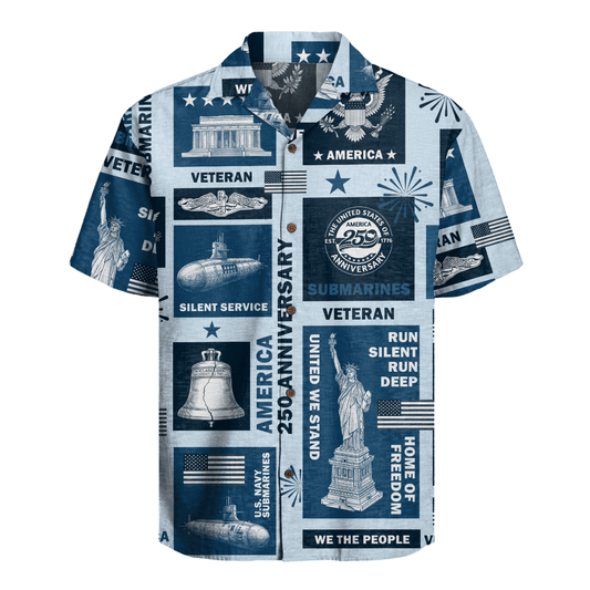 US Submarine Veteran - America 250th Anniversary Hawaiian Shirt