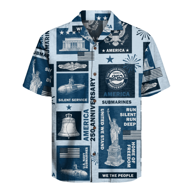 US Submarine - America 250th Anniversary Hawaiian Shirt