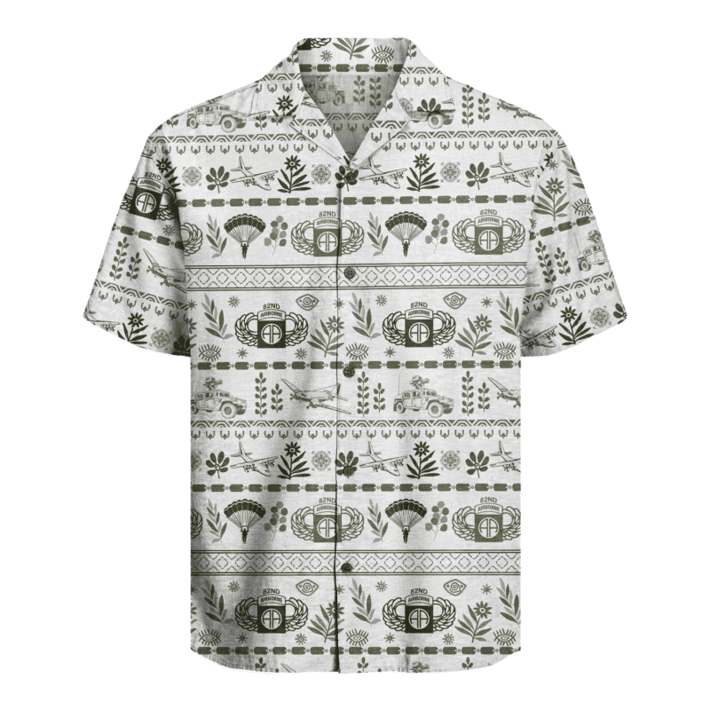 US Army - 82nd AirBorne Division Hawaiian Shirt