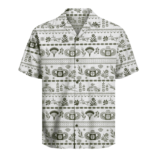 US Army - 82nd AirBorne Division Hawaiian Shirt