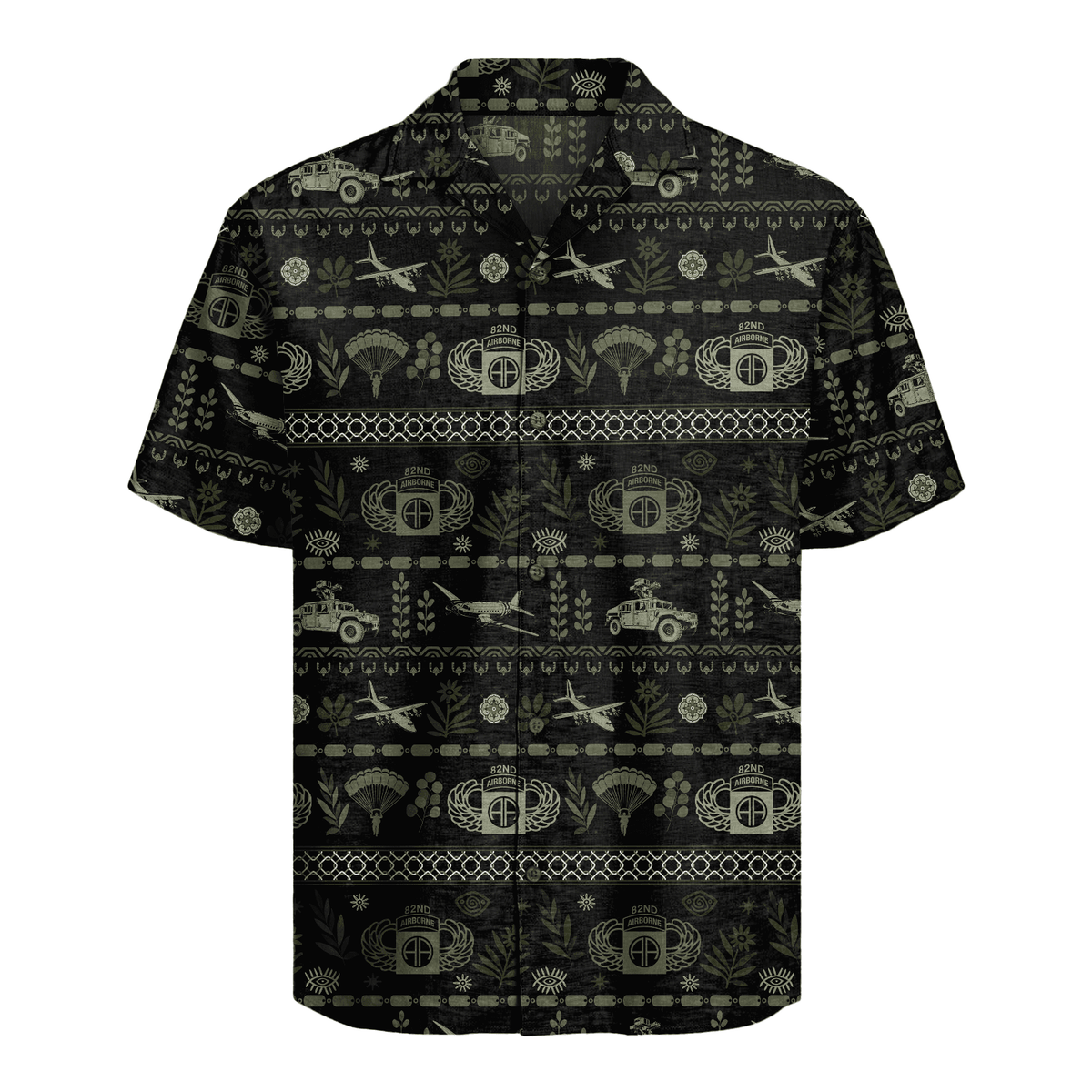 US Army - 82nd AirBorne Division Hawaiian Shirt