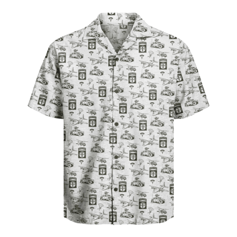 US Army - 82nd AirBorne Division Hawaiian Shirt