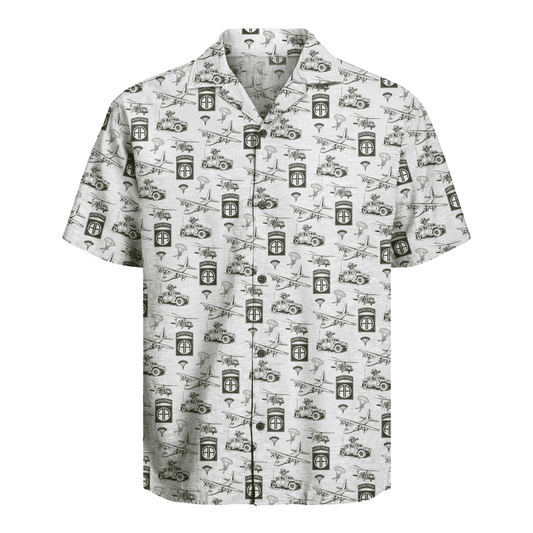 US Army - 82nd AirBorne Division Hawaiian Shirt