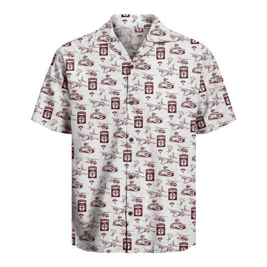 US Army - 82nd AirBorne Division Hawaiian Shirt
