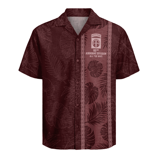 US Army - 82nd AirBorne Division Hawaiian Shirt