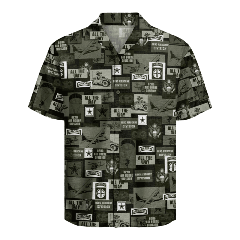US Army - 82nd AirBorne Division Hawaiian Shirt