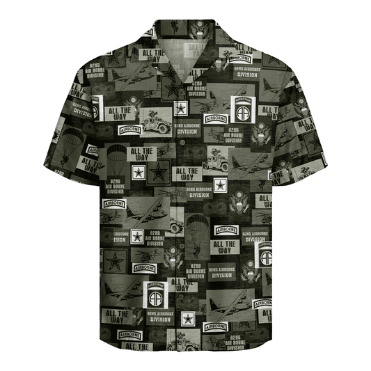 US Army - 82nd AirBorne Division Hawaiian Shirt