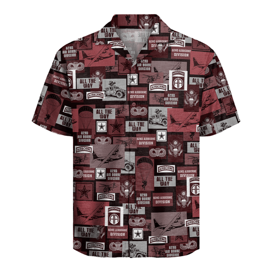 US Army - 82nd AirBorne Division Hawaiian Shirt
