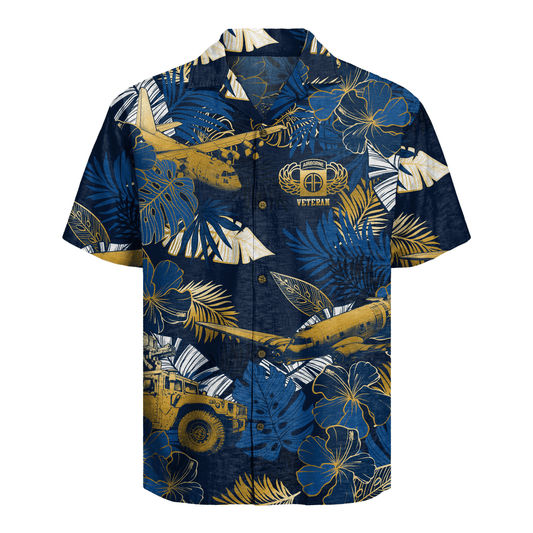 US Army - 82nd AirBorne Division Veteran Hawaiian Shirt