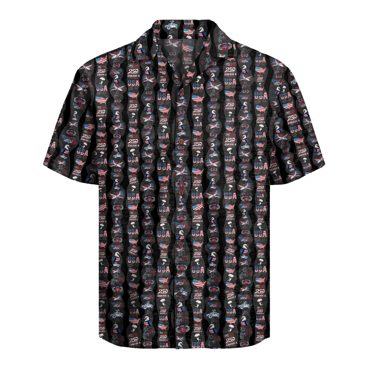 US Army 82nd Airborne - America 250th Hawaiian Shirt