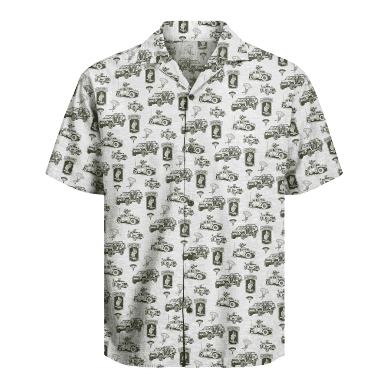 US Army - 173rd Airborne Brigade Hawaiian Shirt