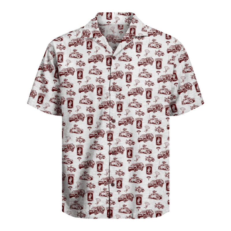 US Army - 173rd Airborne Brigade Hawaiian Shirt