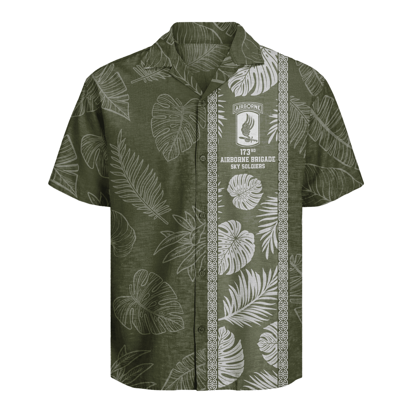 US Army - 173rd Airborne Brigade Hawaiian Shirt