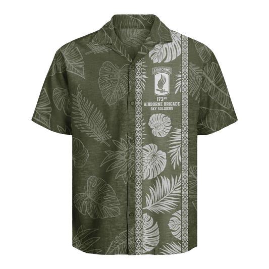 US Army - 173rd Airborne Brigade Hawaiian Shirt